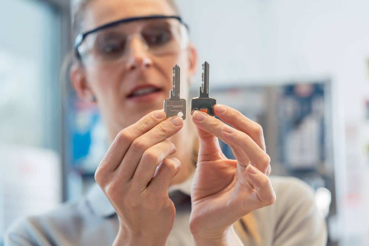 la précision des copies de clés