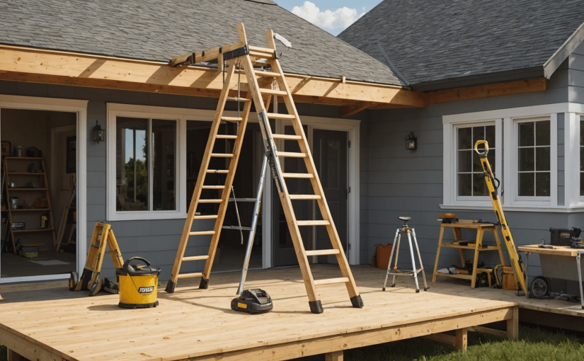 Échelle de toit DIY : Guide pratique pour une sécurité maximale