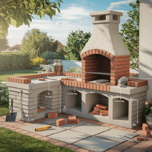 Barbecue Fait Maison Brique