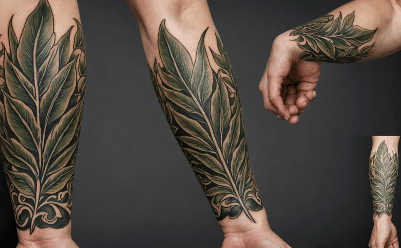 Tatouage de feuille de laurier : entre symboles et tendances