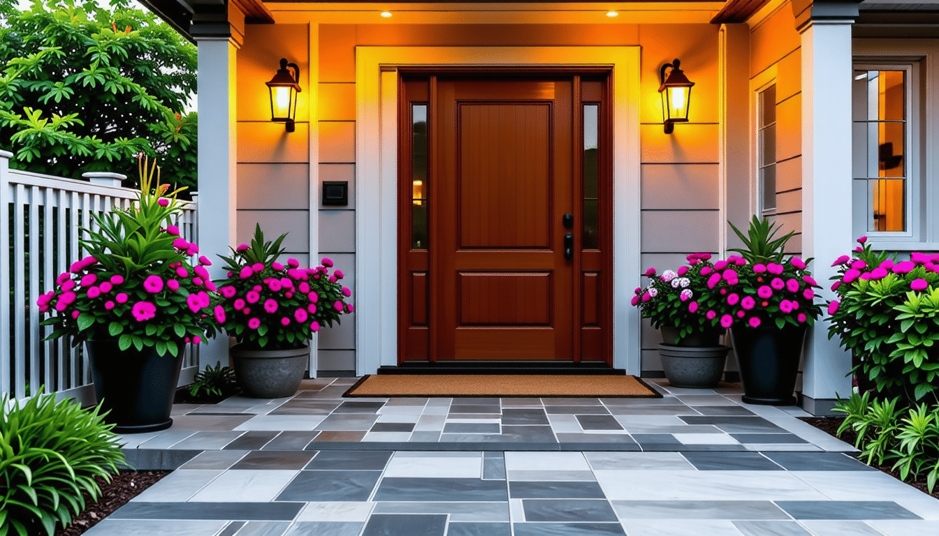 découvrez comment j'ai métamorphosé mon seuil de porte extérieur en un élément à la fois pratique et esthétique. une expérience inspirante qui allie fonctionnalité et design pour embellir votre entrée.