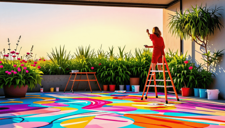 Métamorphose de Béton : Mon Voyage de Peinture Surréaliste
