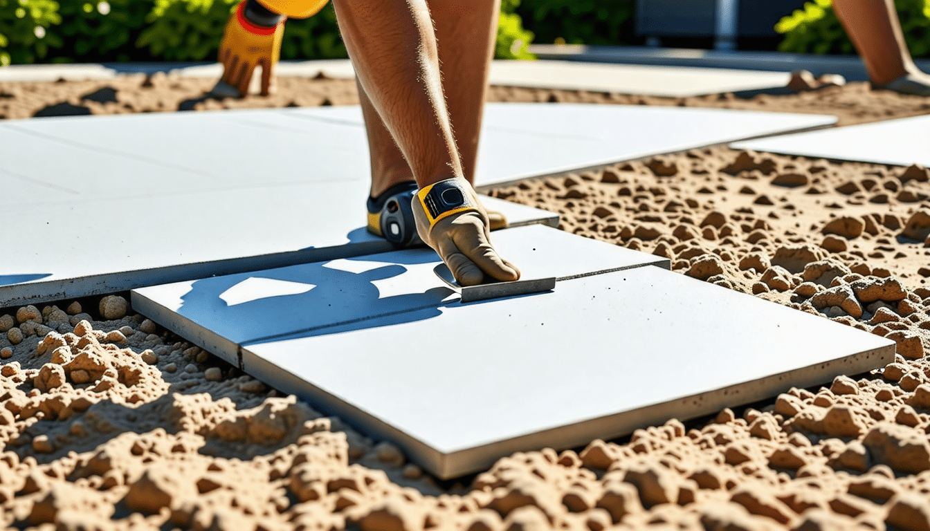 découvrez ma méthode infaillible pour réussir la pose de dalles sur sable. un défi surprenant vous attend, avec des conseils pratiques et des astuces pour un résultat impeccable.