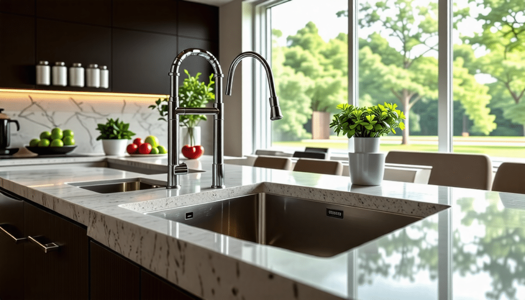 découvrez les tendances incontournables des éviers et mitigeurs de cuisine pour 2024. du design élégant à la fonctionnalité pratique, trouvez l'évier parfait et le mitigeur qui sublimeront votre cuisine tout en répondant à vos besoins quotidiens.