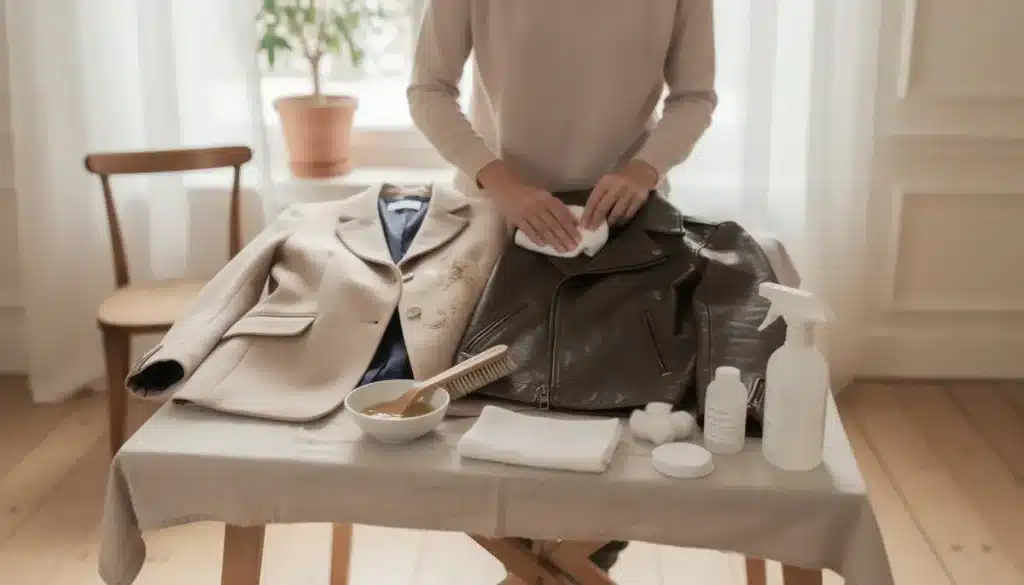 Comment enlever de la graisse sur une veste, en tissu ou en cuir
