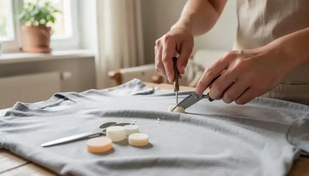 Enlever de la résine sur un tee-shirt