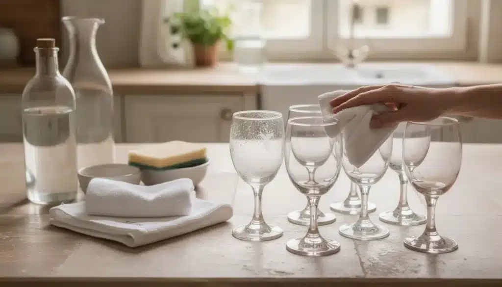 Comment enlever le calcaire sur les verres (et autres traces)