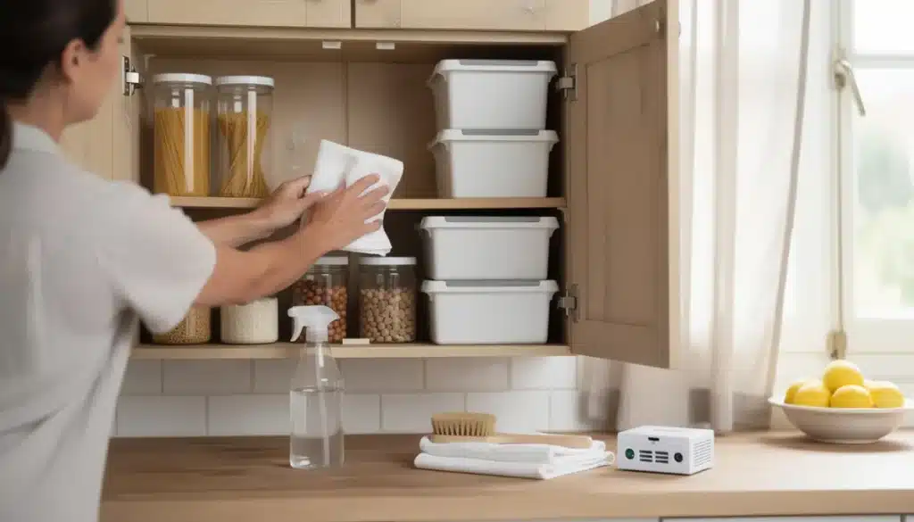 Comment enlever les mites alimentaires des placards
