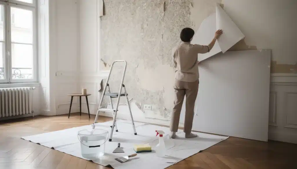 Comment enlever de la tapisserie facilement, sur plâtre ou placo