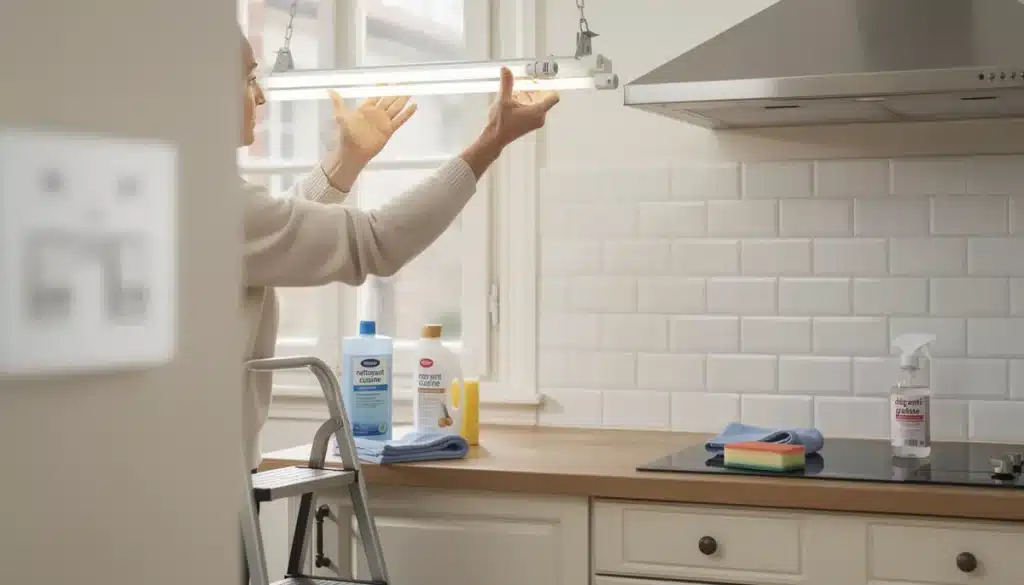 Comment enlever un néon de cuisine et dégraisser la pièce
