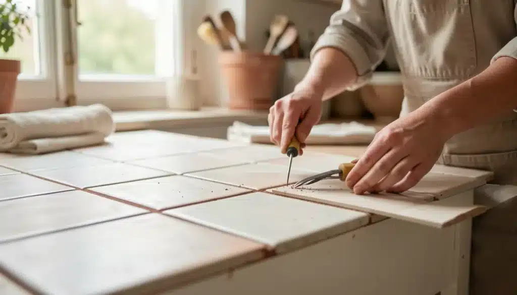 Comment enlever la rouille sur du carrelage, étape par étape