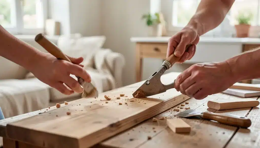 Comment enlever de la lasure sur du bois au décapant