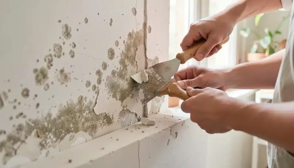 Comment enlever la moisissure sur du placo