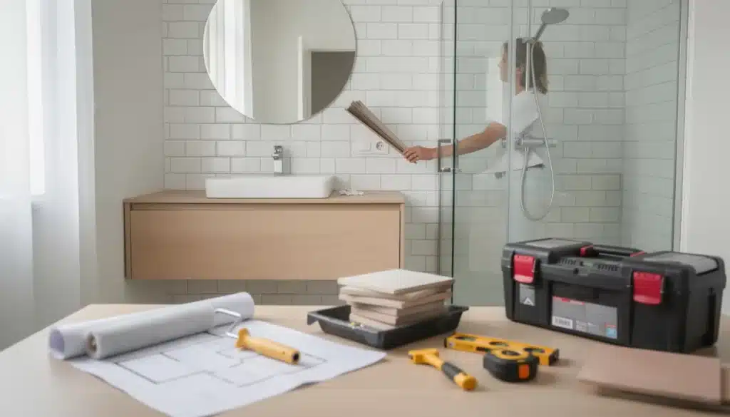 Rénover une petite salle de bain : étapes, idées et conseils